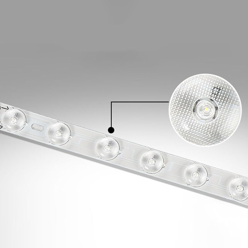 Lámpara de techo blanca, accesorio de techo moderno con 1 luz empotrada para sala de estar