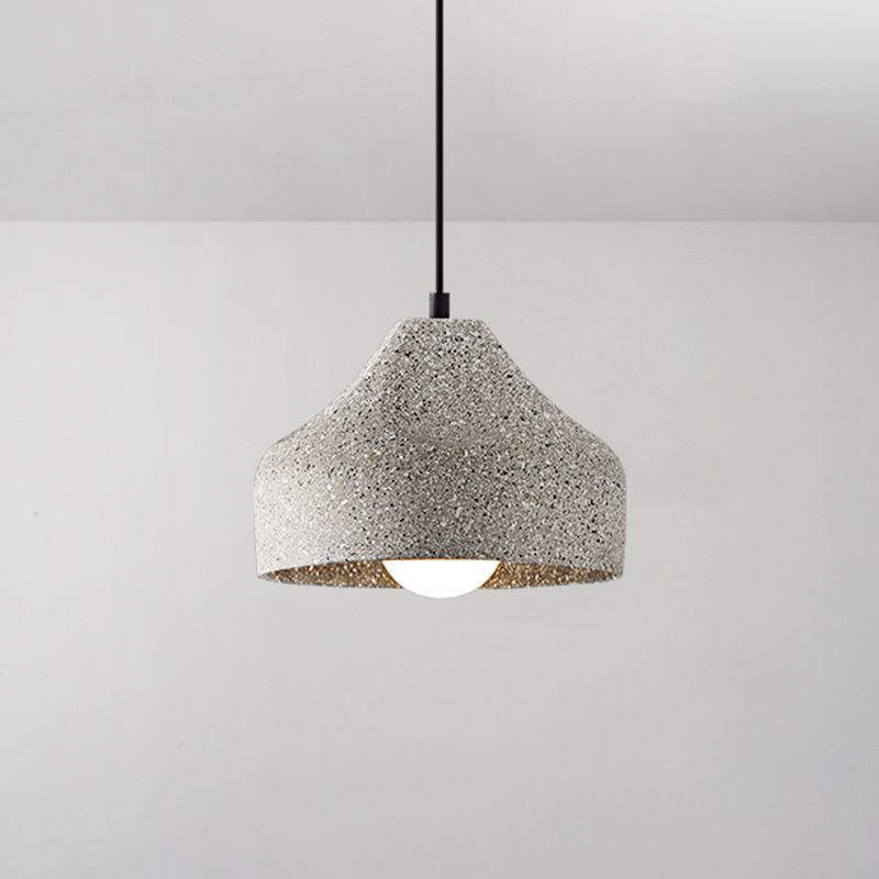 Ciment Geometric Shade Plafond Light Modern Style Single Single Sanging Lamping pour salle à manger