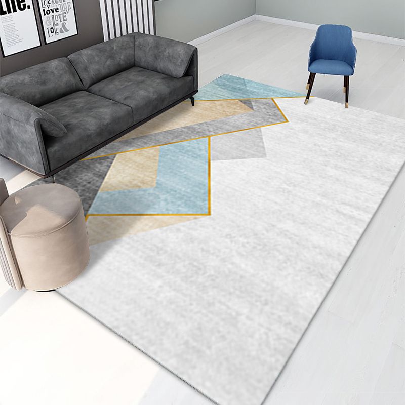 Hedendaags patchwork Tapijt Luxe polyester Area Rug vlekbestendig gebied Tapijt voor woonkamer