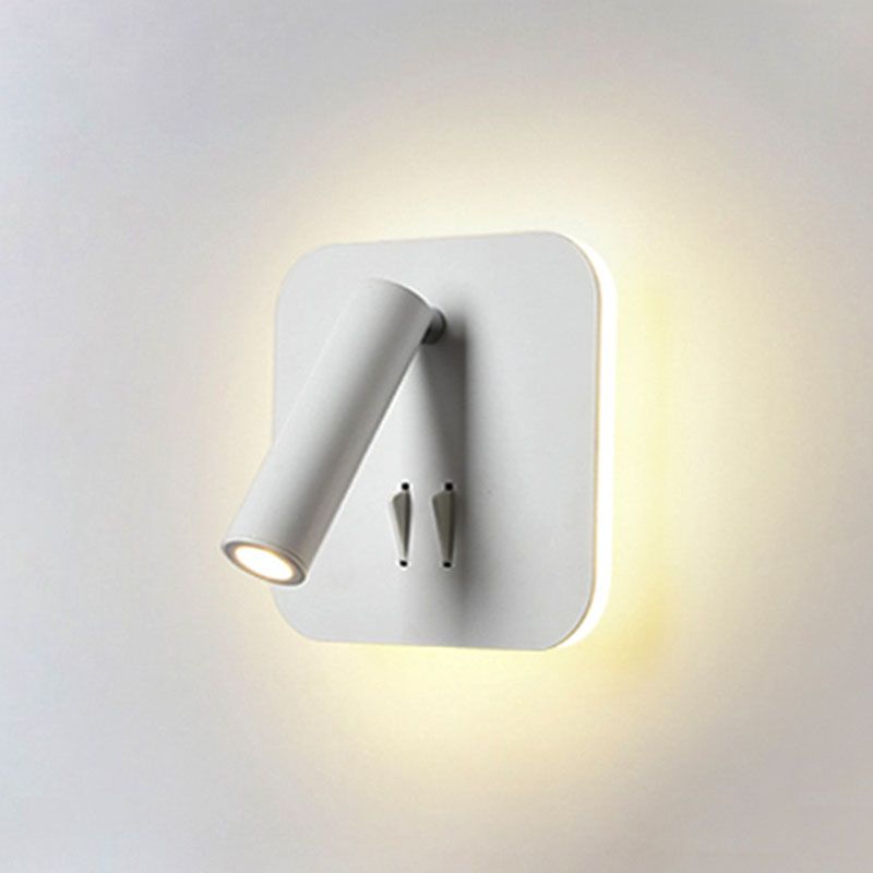 Modern Wall Sconce Simple LED Wall Mount Lamp with Acrylic Shade for Living Room