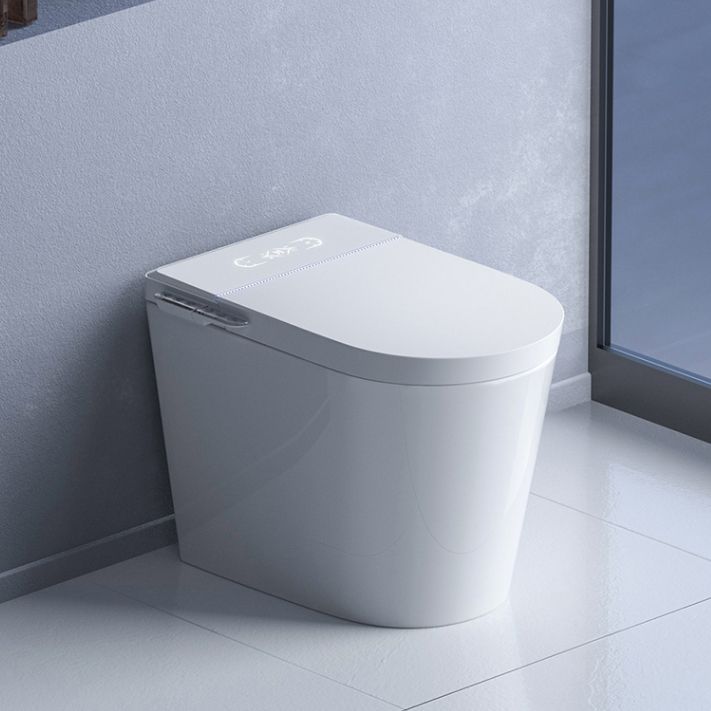 Modern Toilet Bowl One Piece Porcelain Floor Mounted Siphon Jet Toilet