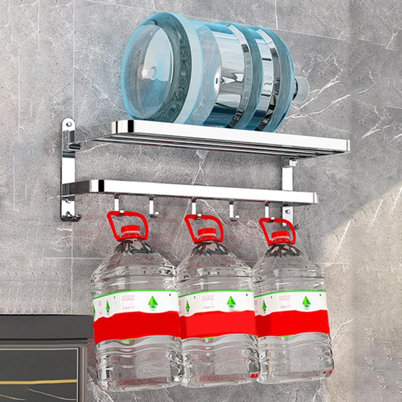 Modern Bathroom Hardware Set Silver Metal Bathroom Accessory