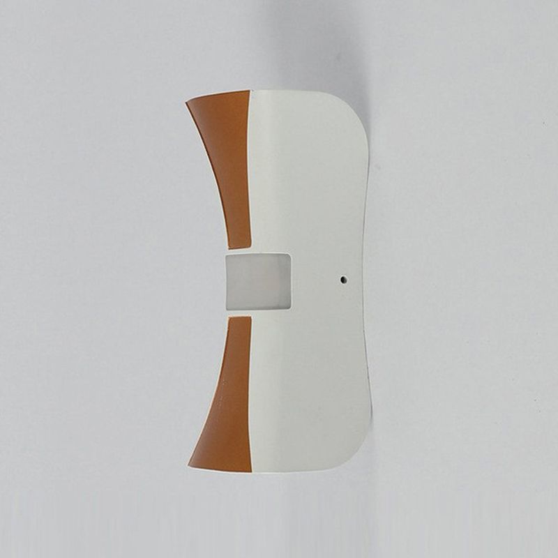 Metal Geometric Shape Wall Light Modern 2-Lights Wall Mounted Light Fixture