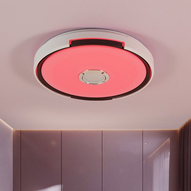 Flush Mount Ceiling Fixture LED Light Smart Mobile Phone Control Foyer Light Room Light