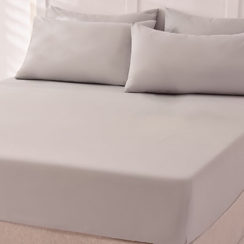 Modern Bed Sheet Set Cotton Solid Standard Basic Pillowcase for Bedroom