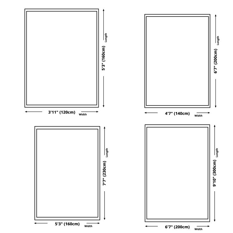 Traditional Home Decoration Carpet Symmetry Print Polyester Indoor Rug Stain Resistant Area Carpet