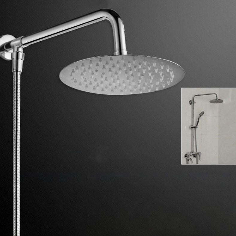 Swivel Rain Shower Head Wall-Mount Full Copper Pressurized Shower