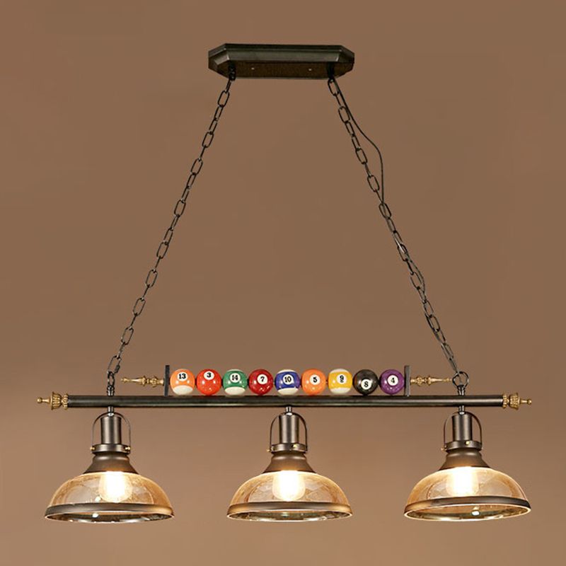 American Style Metal Chandelier Multi Light Hanging Light for Billiard Shop