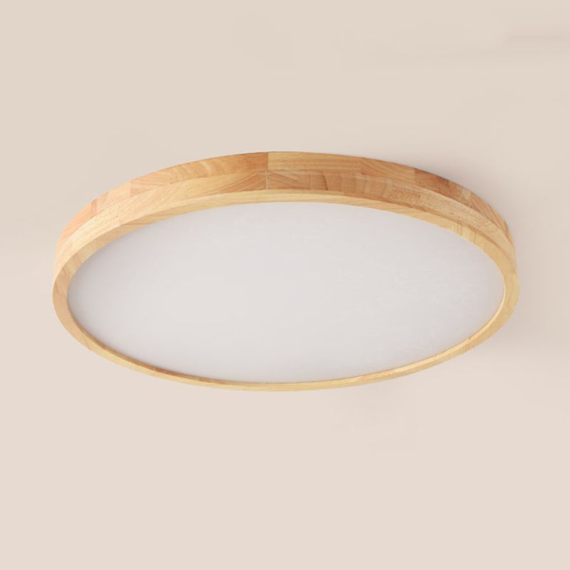 Bois 1 lumière encastré plafonnier luminaire moderne chambre encastré luminaires