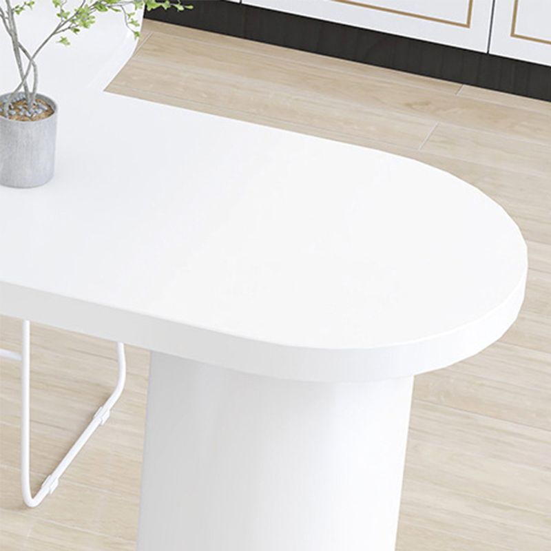 Contemporary Style Bar Table Solid Wood Bar Dining Table for Living Room