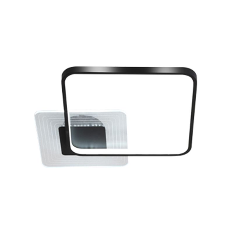 Square Flush Mount Light Flush Mount Led Lights Modern Flush Mount Light Fixtures for Living Room