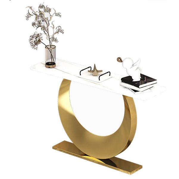 Contemporary Console Accent Table Antique Finish Rectangle Console Sofa Table