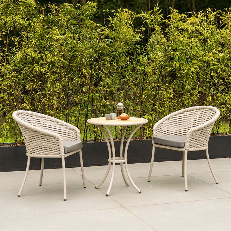 Bohemian Style Metal Base Dining Table Set 1/3/7 Pieces Dining Table Set for Outdoor