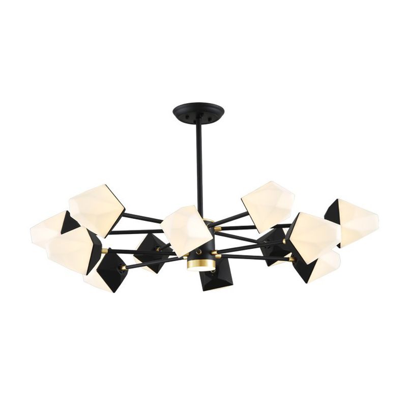 Acrylic Gemstone Shaped Suspension Light Simplicity LED Chandelier Pendant Light for Dining Room