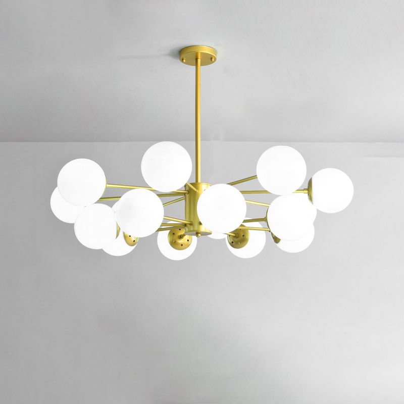 Contemporary Style Spherical Shape Chandelier Lights Glass Chandelier Lighting