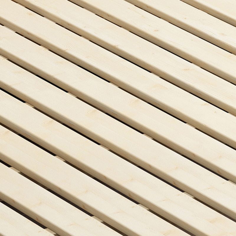 Contemporary 41.33" Tall Wood Upholstered Headboard Standard Bed