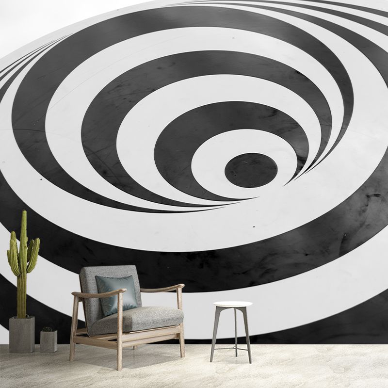 Abstract Contemporary Mural for Living Room Mildew Resistant Wall Covering