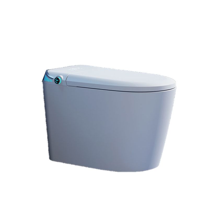Contemporary One Piece Flush Toilet White Floor Mounted Urine Toilet for Washroom