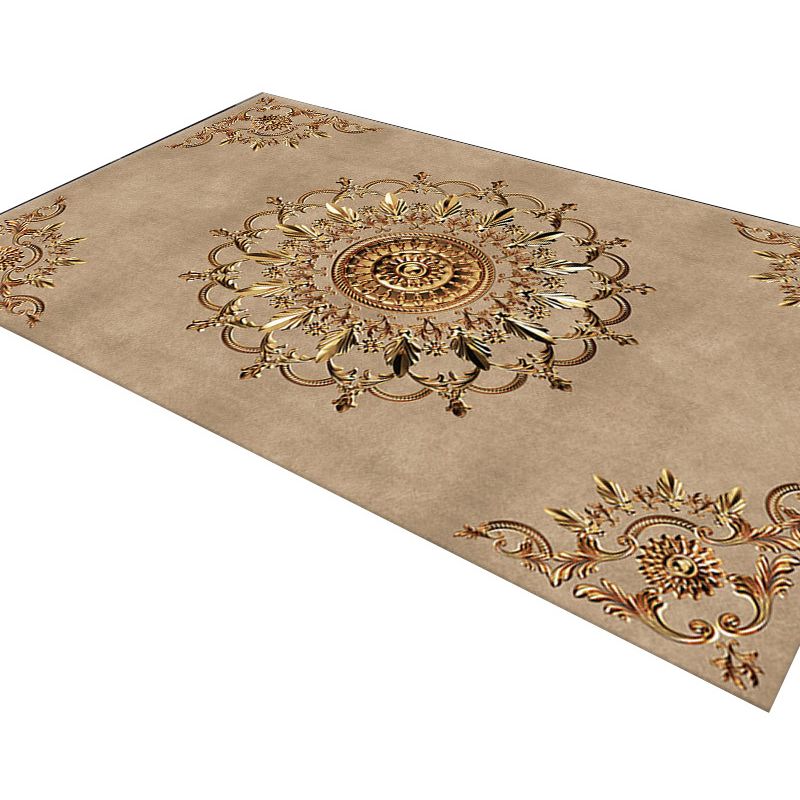 Lichtroze bloem tapijt polyester eenvoudig tapijt wasbaar tapijt voor woonkamer