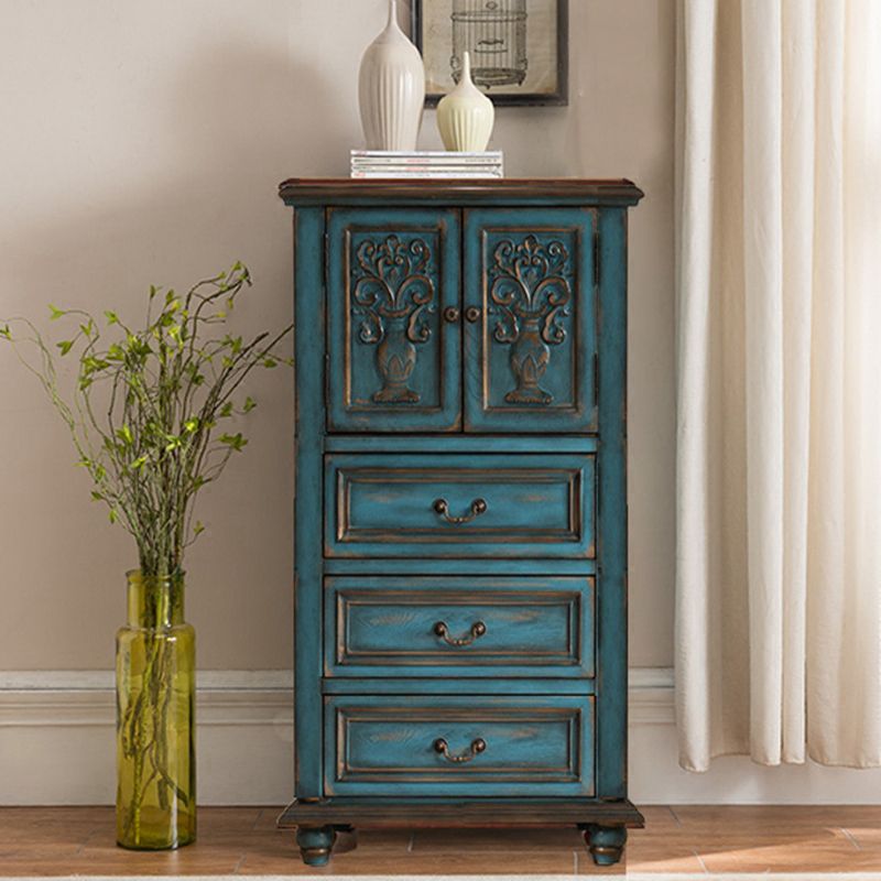 15.6-inch Width Solid Wood Storage Chest Traditional Dresser