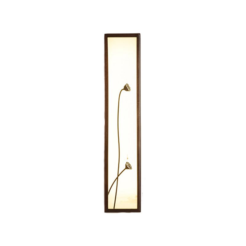 1-licht houten moderne sconce verlichtingsarmaturen kwadraat muurlamp sconce voor woonkamer