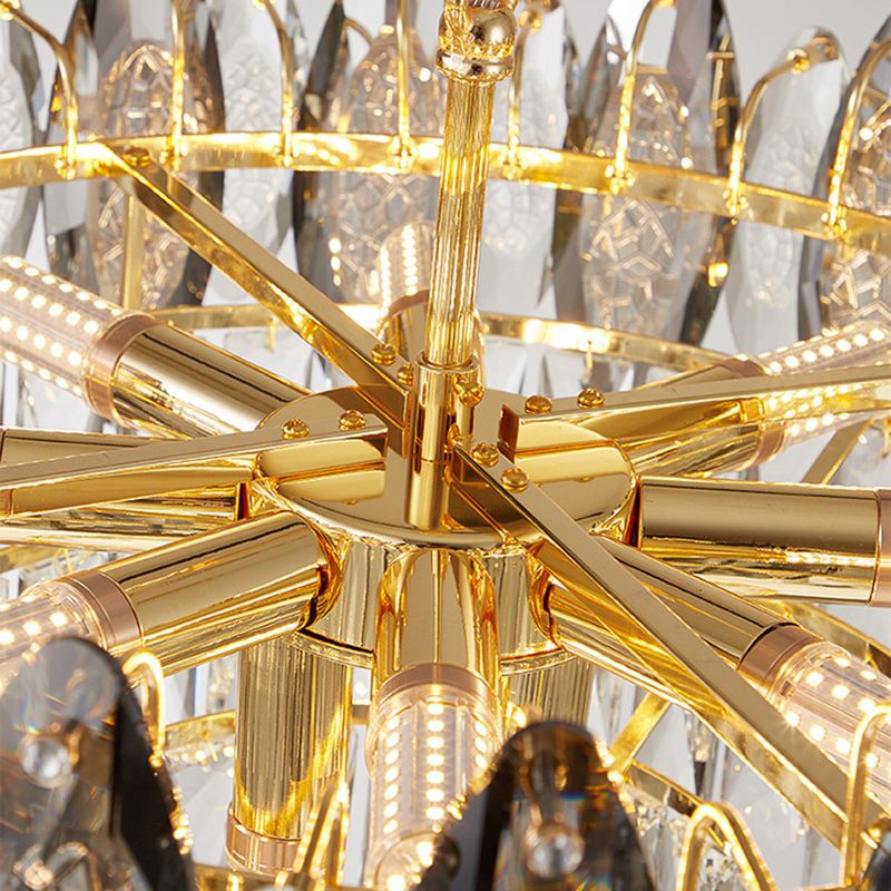 Luz de la isla geométrica de estilo moderno Iluminación de la isla de cristal para isla de cocina