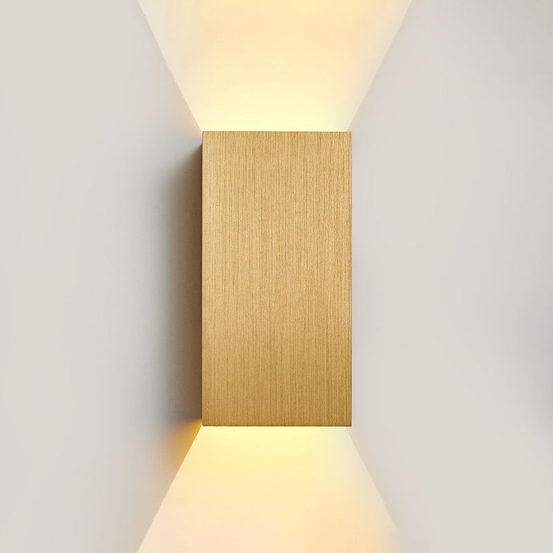 Moderner Stil Aluminium Wandleuchte 2 Lichter Wandleuchten für Wohnzimmer