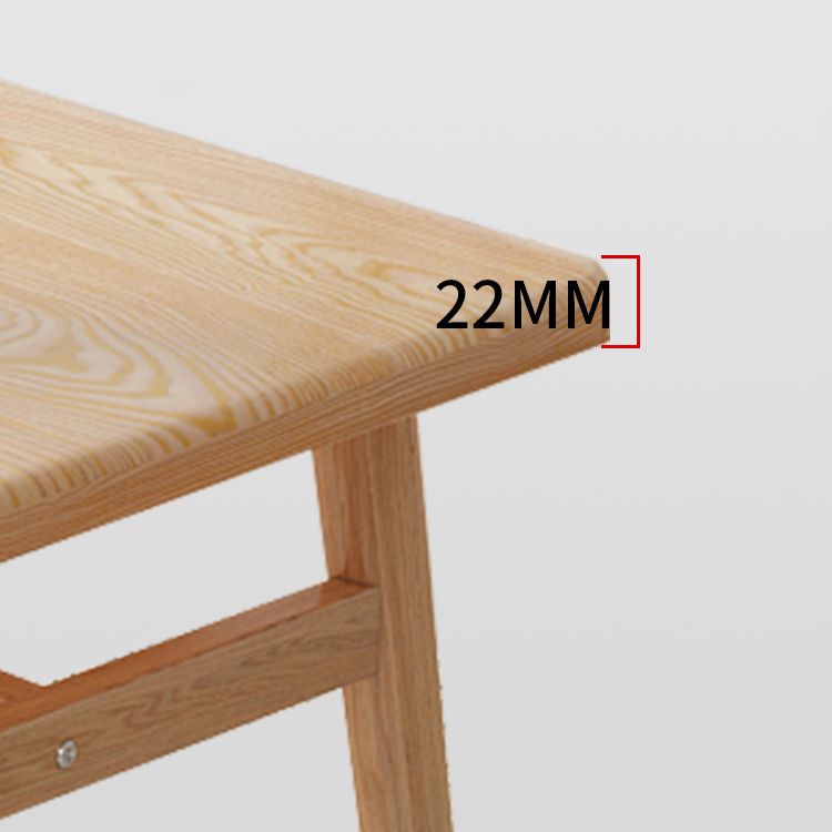 Home Modern Style MDF Dining Furniture Set Rectangle Dining Set with Wood Base