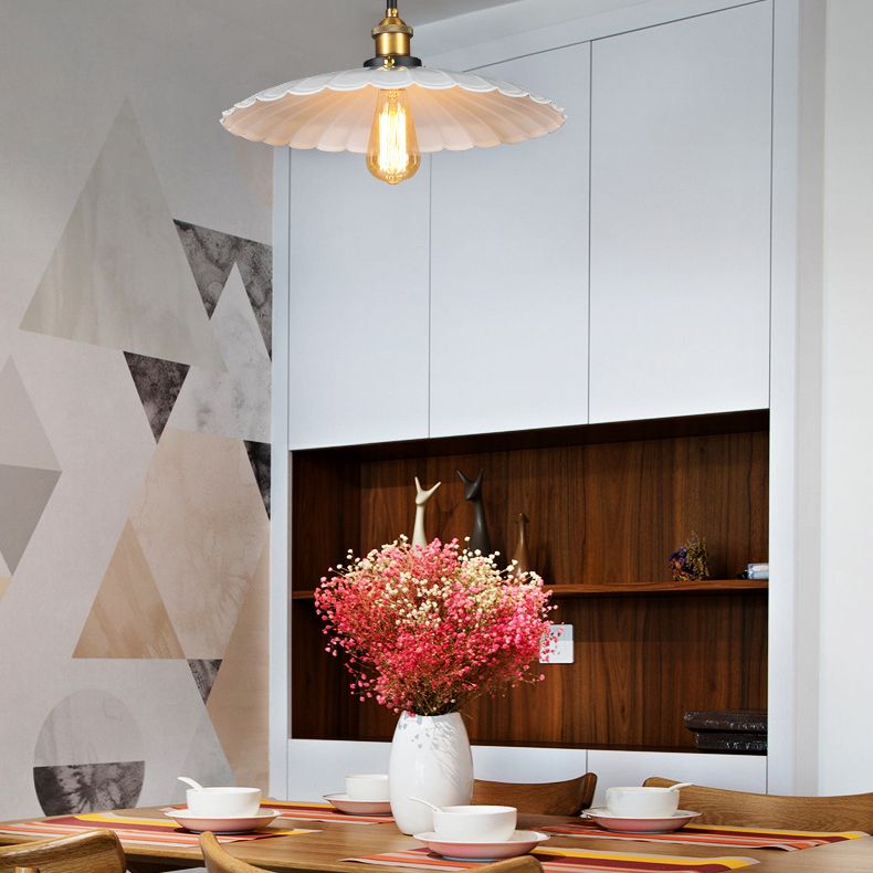 Geschulpte hangende hanglamp industriële stijl metalen hanger verlichtingsarmaturen voor restaurant