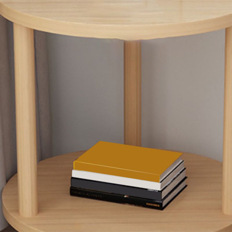 Contemporary Style Side End Table Solid Wood Sofa Side Accent Table