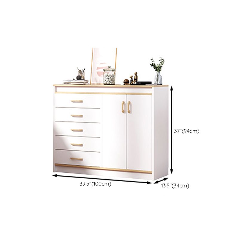 13.26-inch Width Modern Storage Chest Manufactured Wood Storage Chest Dresser