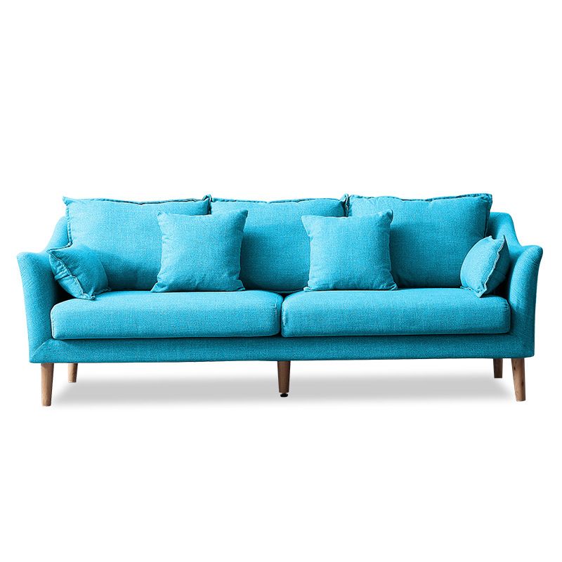 Moderne standaard houten benen stoffen bank kussens sofa voor woonkamer