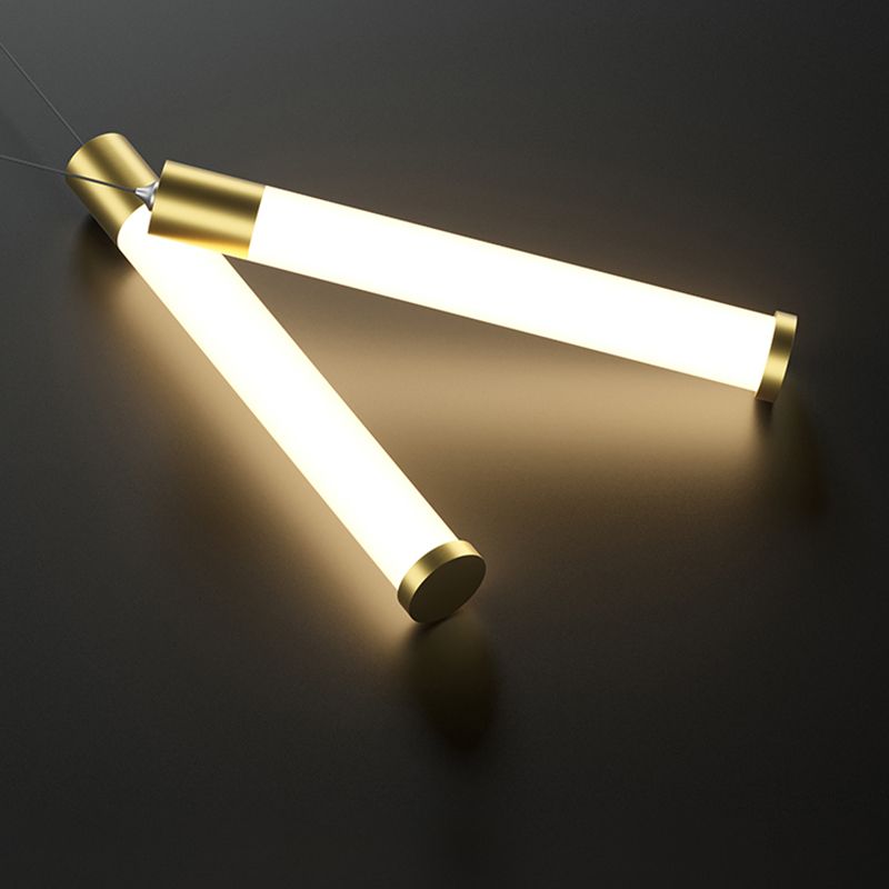 Modern Pendant Light Minimalist Metal Bedroom LED Hanging Light Fixture