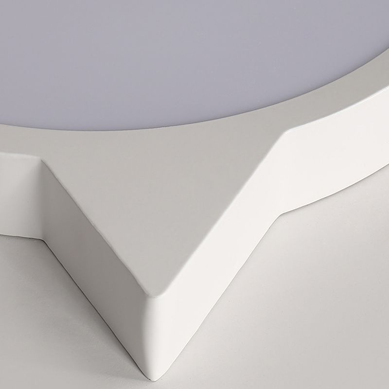 Nordic Simple Ceiling Light Metal LED Flush Mount Lighting for Bedroom