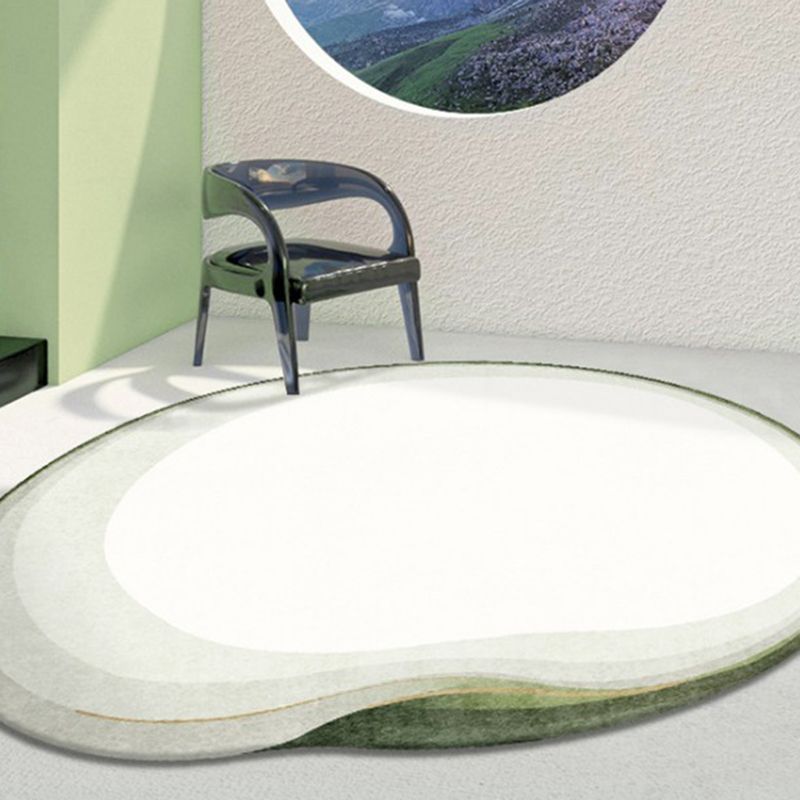 Novelty Ombre Print Rug Polyester Indoor Rug Non-Slip Backing Area Carpet for Living Room