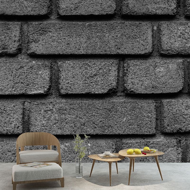Old Brick Photography Wall Mural Countryside Wall Decor for Sitting Room
