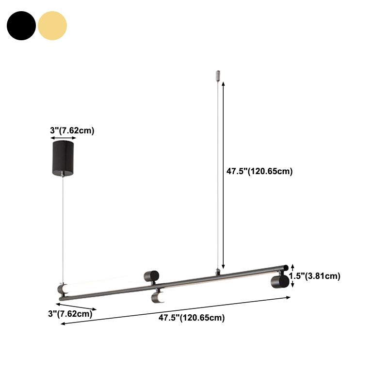 Modern Hanging Ceiling Lights 2 Lights Hanging Light Fixtures for Dining Room