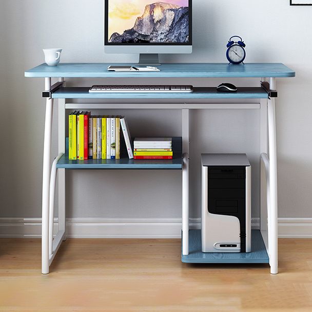 Contemporary Rectangular Computer Desk Manufactured Wood Desk,27.6"L x 15.7"W x 28"H