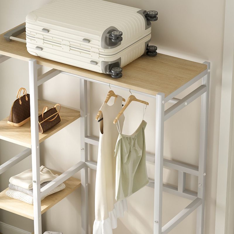 Contemporary Freestanding Wardrobe Closet Home Metal Wardrobe