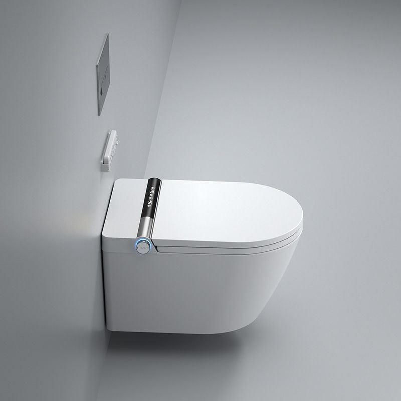 Foot Sensor Wall Hung Toilet Set Shatterproof Wall Mounted Bidet