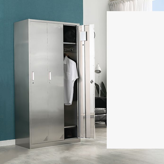 Metal Cabinet for Bathroom Contemporary Storage Cabinet with Hinged Door