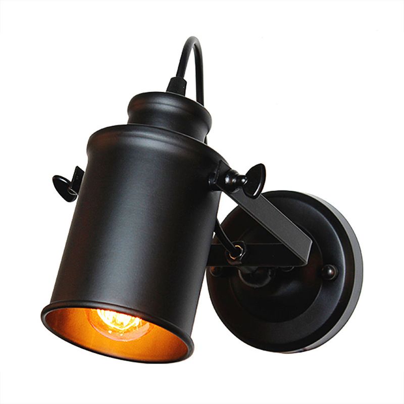 Industrial Metal Wall Lamp Simple Wall Sconce Lighting Fixture for Bedroom