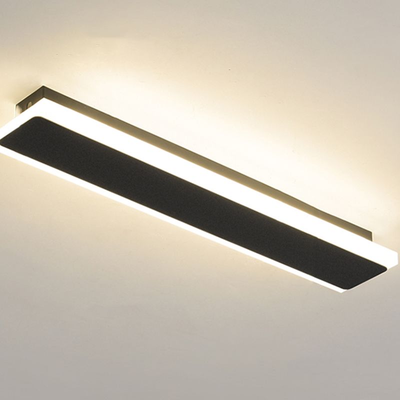 Linearer Schatten Metall Wandleuchten moderner Stil 1 Lichtwandmontage Licht