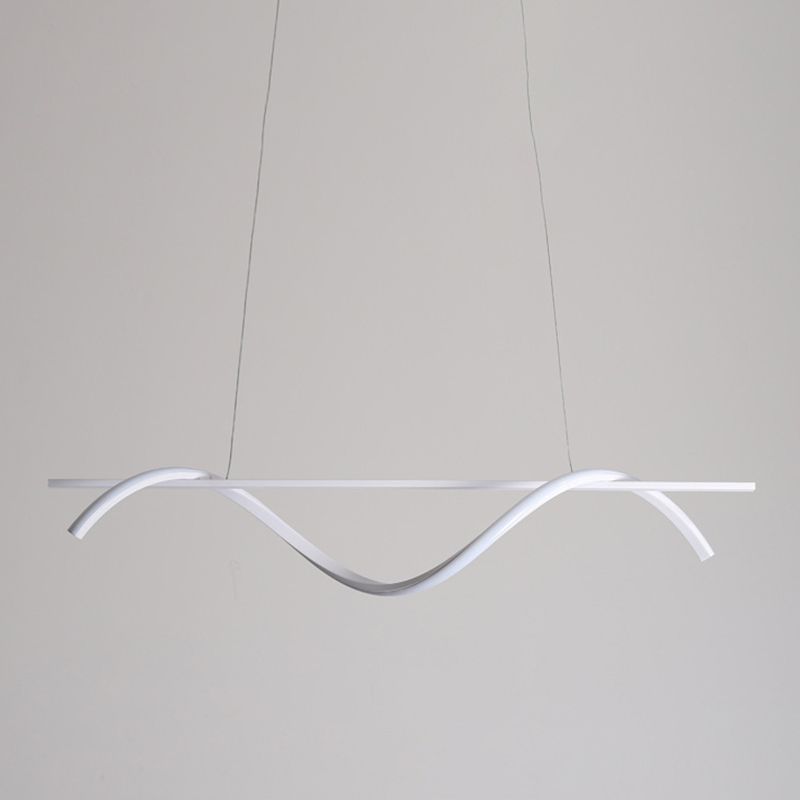 Modernism White/Black Kitchen Island Lighting Unique Ceiling Light for Bedroom