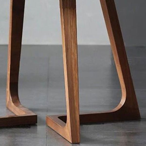 Round Dining Table Modern Style Pine Solid Wood Dining Site Table