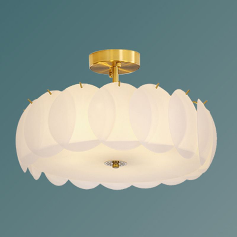 Nordic Ceiling Light Creative Glass Flush Mount Ceiling Light Fixture for Bedroom