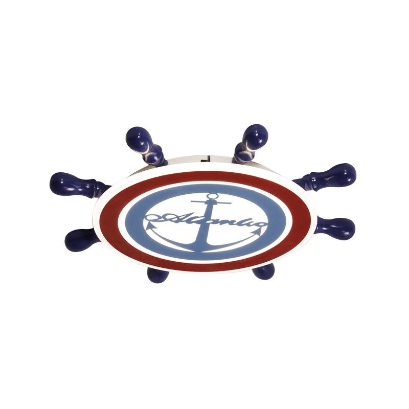 Plafonnier encastré à LED pour chambre d'enfant, luminaire métallique de dessin animé, à montage encastré