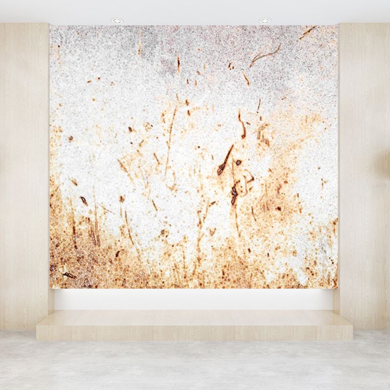 Cyberpunk Rust Look Wallpaper Mural Dark Color Living Room Wall Art, Made to Measure
