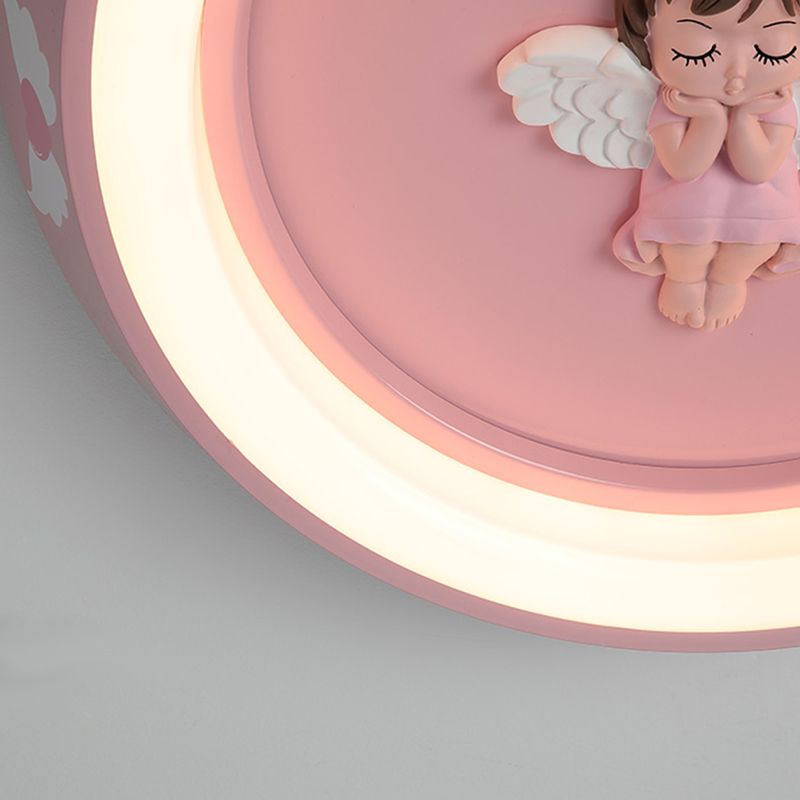 Angel Modern Minimalisme Plafondlamp Roze Slaapkamer Inbouwlamp