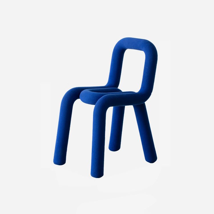 Contemporary Style Dining Room Chair Dining Armless Chair with Metal Legs